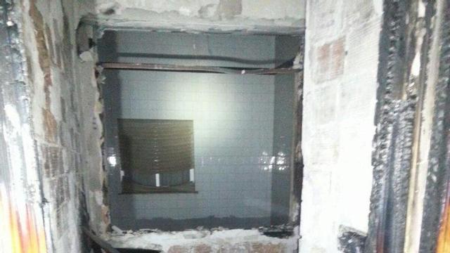 El interior de la vivienda siniestrada.