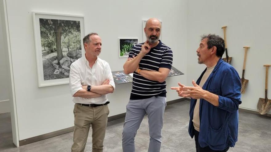 El artista Ricardo Calero dialoga con la naturaleza exterior en el CDAN de Huesca