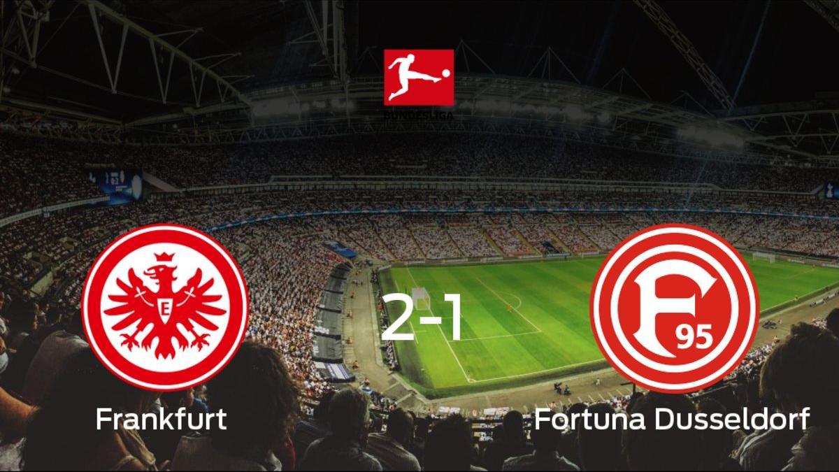 Tres puntos para el equipo local: Eintracht Frankfurt 2-1 Fortuna Düsseldorf