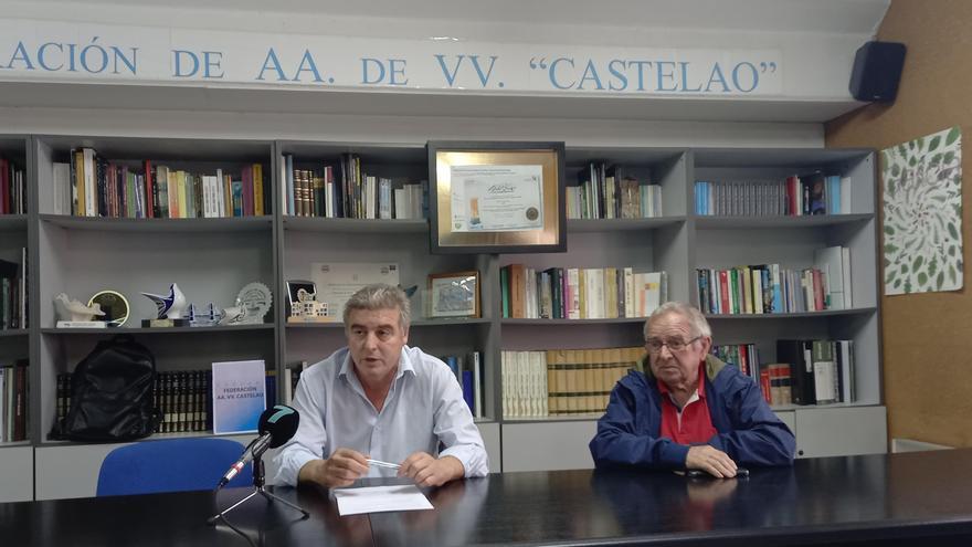 Juan Manuel Loureiro y Ramón López Laxe, en rueda de prensa.