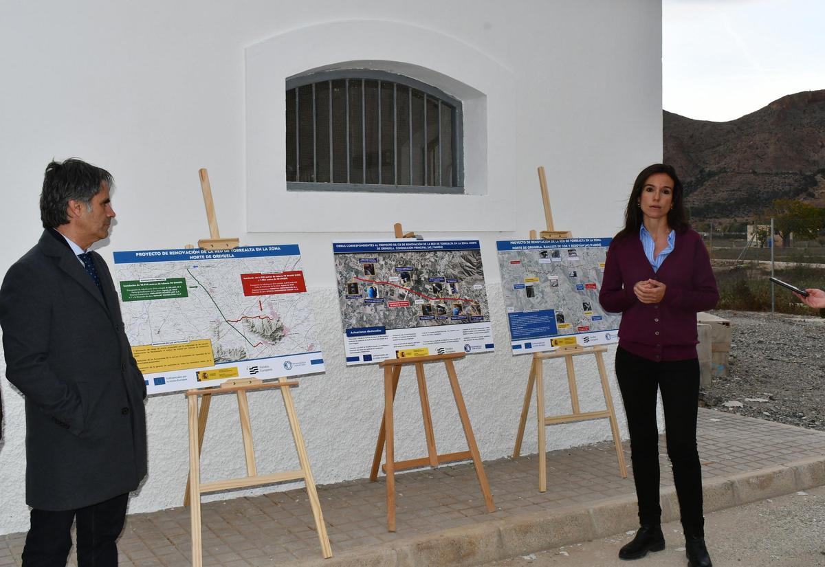 El presidente de la MCT, Juan Cascales y la ingeniera