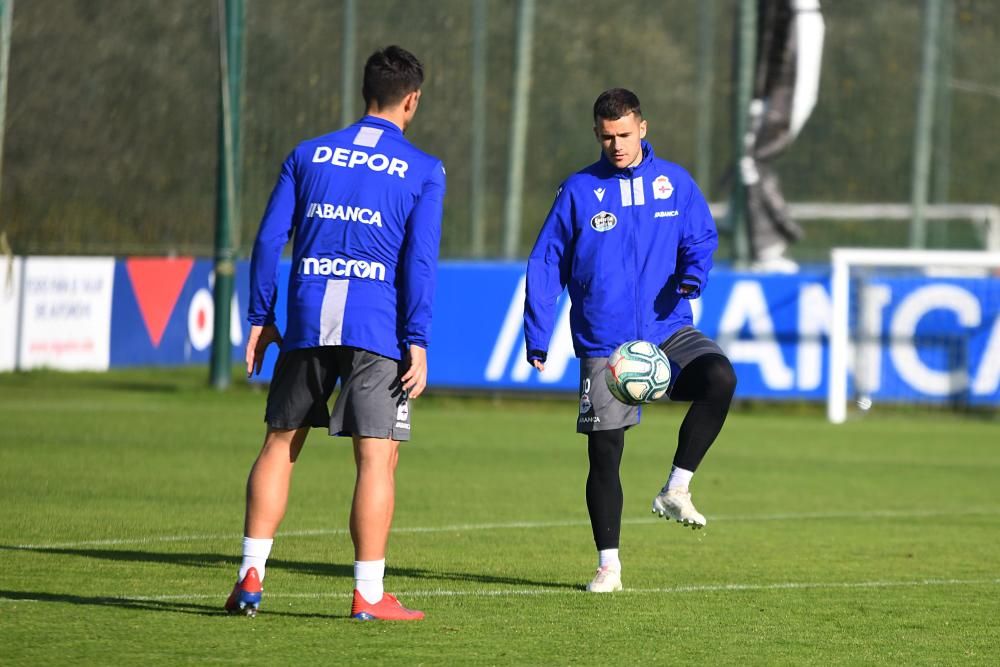 Lampropoulos y Montero se reincorporaron al entrenamiento este miércoles. Hoy, jueves, lo hizo el internacional japonés.