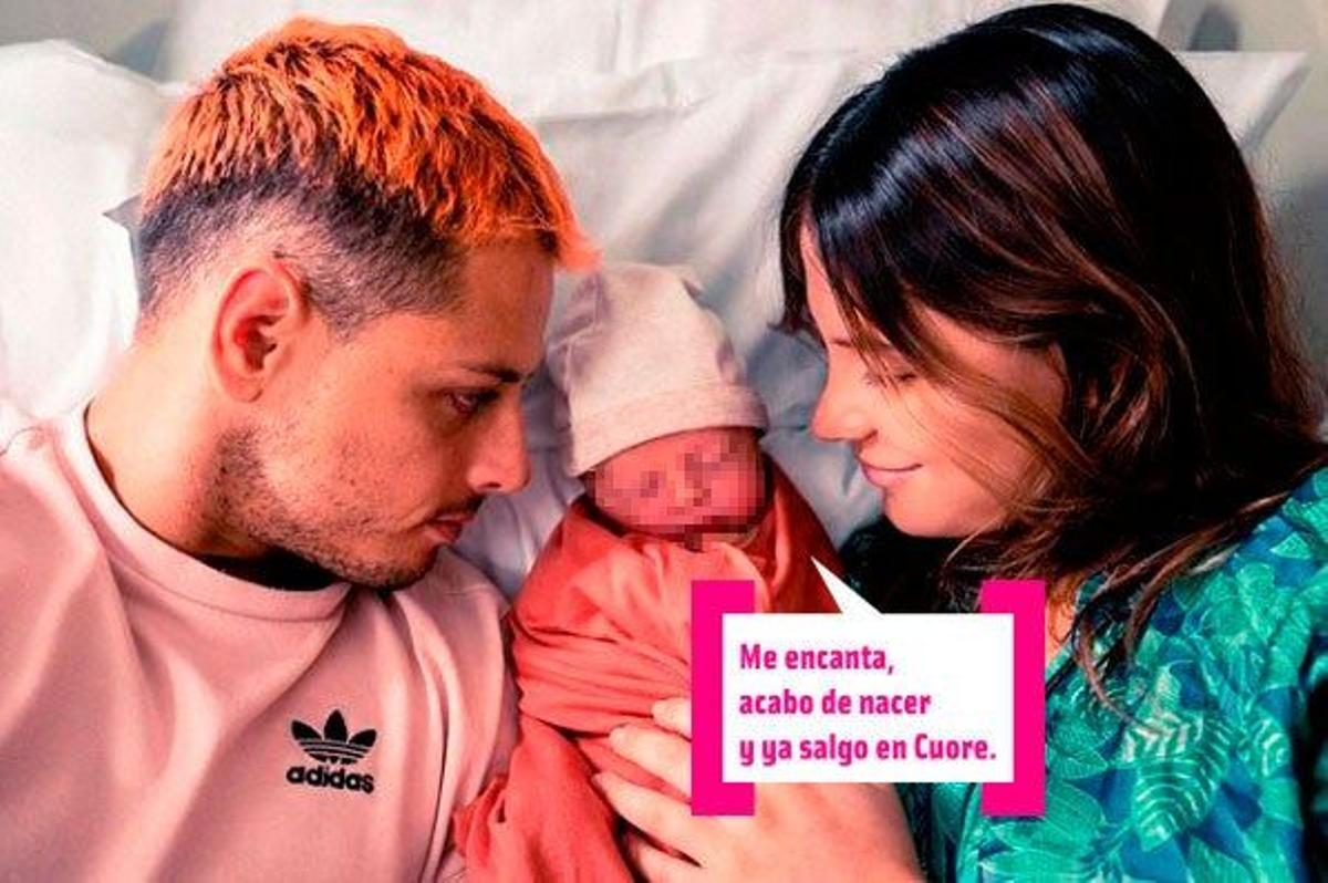 Chicharito, Sarah y Noah