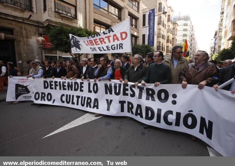 GALERÍA DE FOTOS -- Seguimiento de la manifestación protaurina -- Parte 1