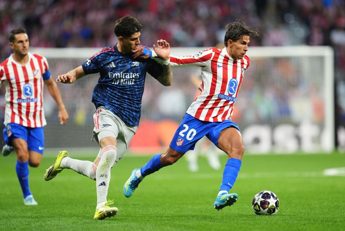 Champions League: Atlético de Madrid - Arsenal, en imágenes.