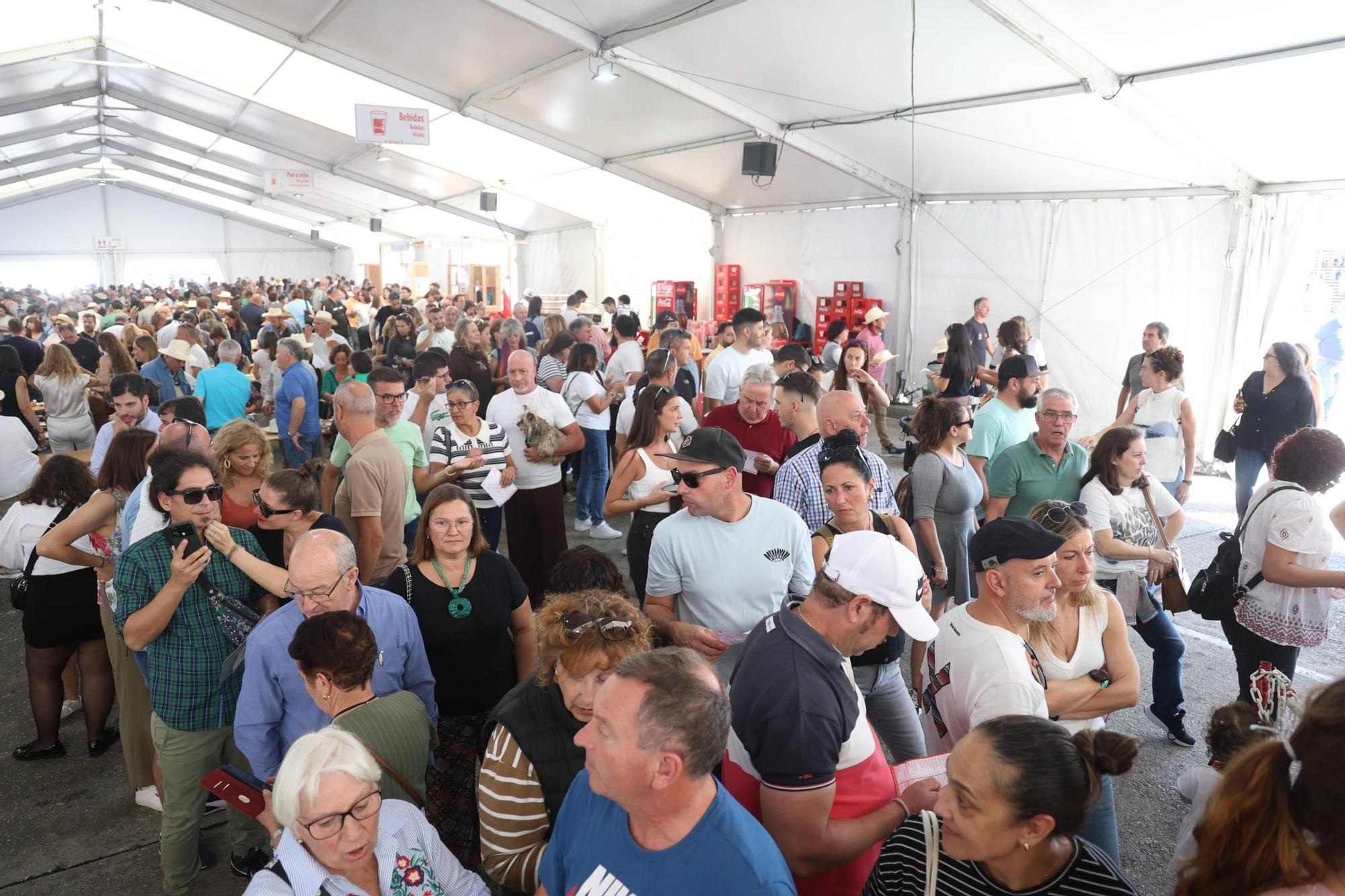 La Festa do Marisco de O Grove, esta mañana.