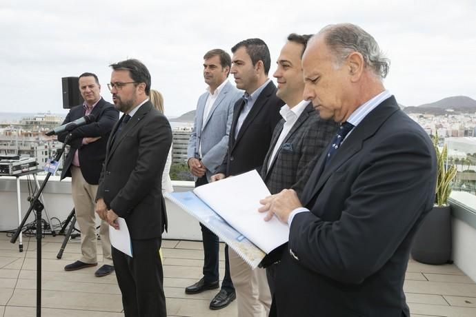 02.05.19. Las Palmas de Gran Canaria. Elecciones 26M. El candidato del Partido Popular a presidente de Canarias, Asier Antona, presenta su programa electoral para los próximos cuatro años, junto al vicesecretario general de Estudios y Programas de su partido Jorge Rodríguez . Hotel BEx Foto Quique Curbelo  | 02/05/2019 | Fotógrafo: Quique Curbelo