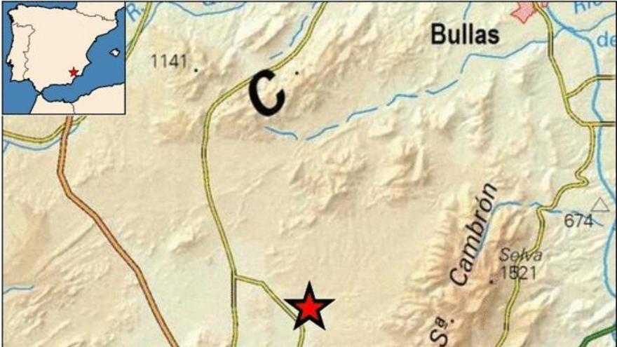 Un pequeño temblor se deja sentir en Lorca