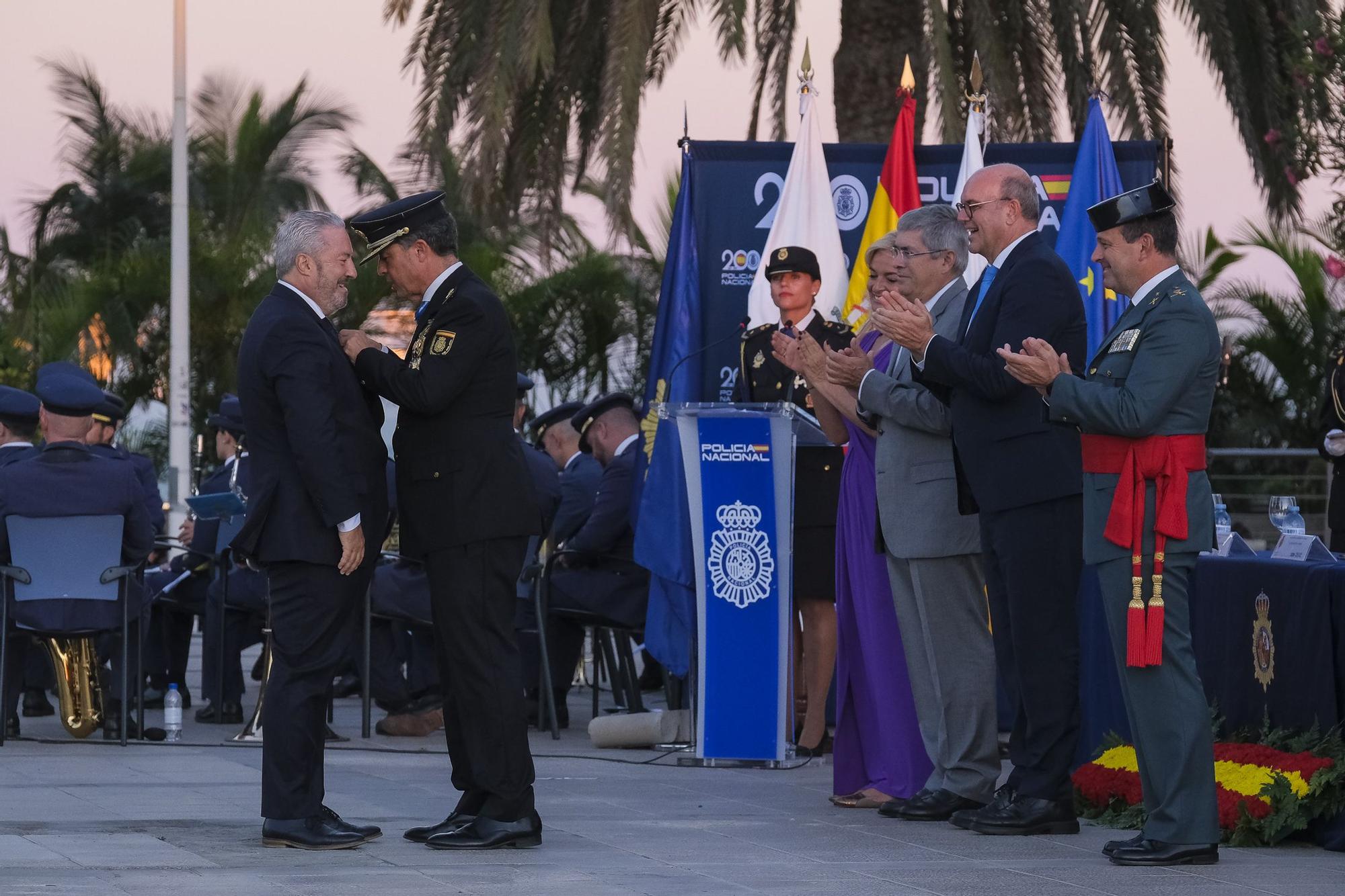 27-09-2024 SAN BARTOLOMÉ DE MASPALOMAS. Acto por el Día de la Policía Nacional, junto al Faro de Maspalomas  | 27/09/2024 | Fotógrafo: Andrés Cruz