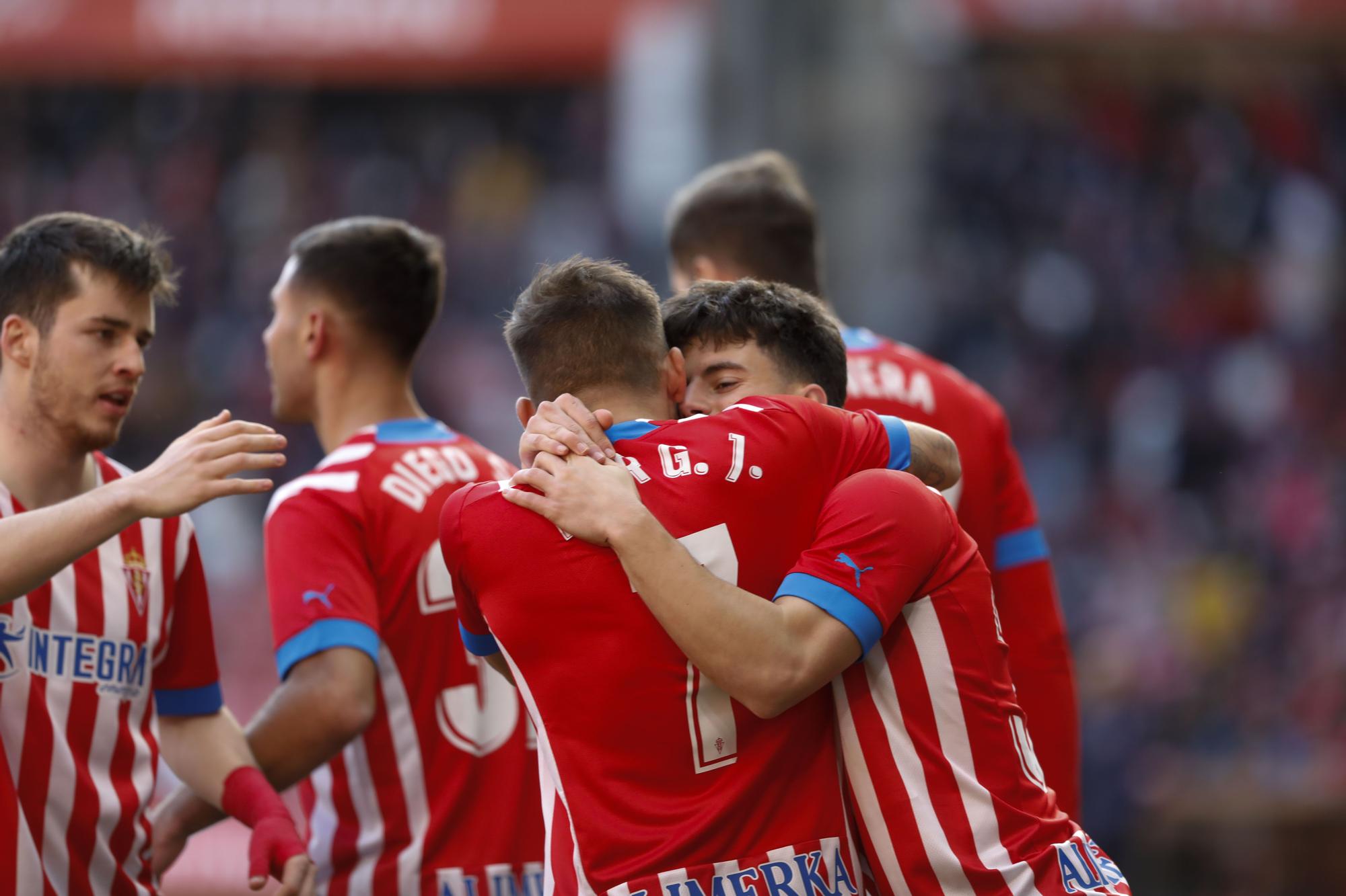 EN IMÁGENES: El encuentro entre el Sporting y el Real Zaragoza