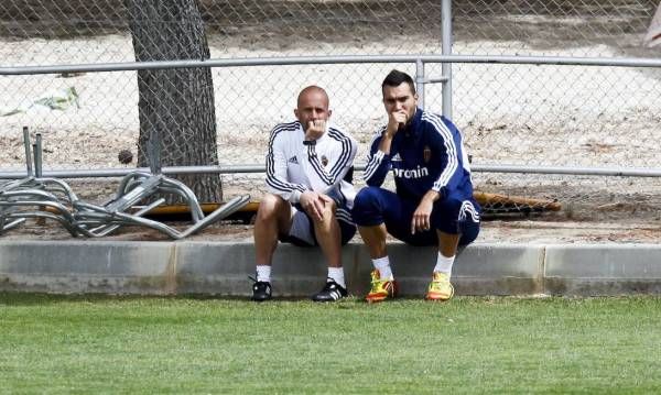 Imágenes del entrenamiento del Real Zaragoza