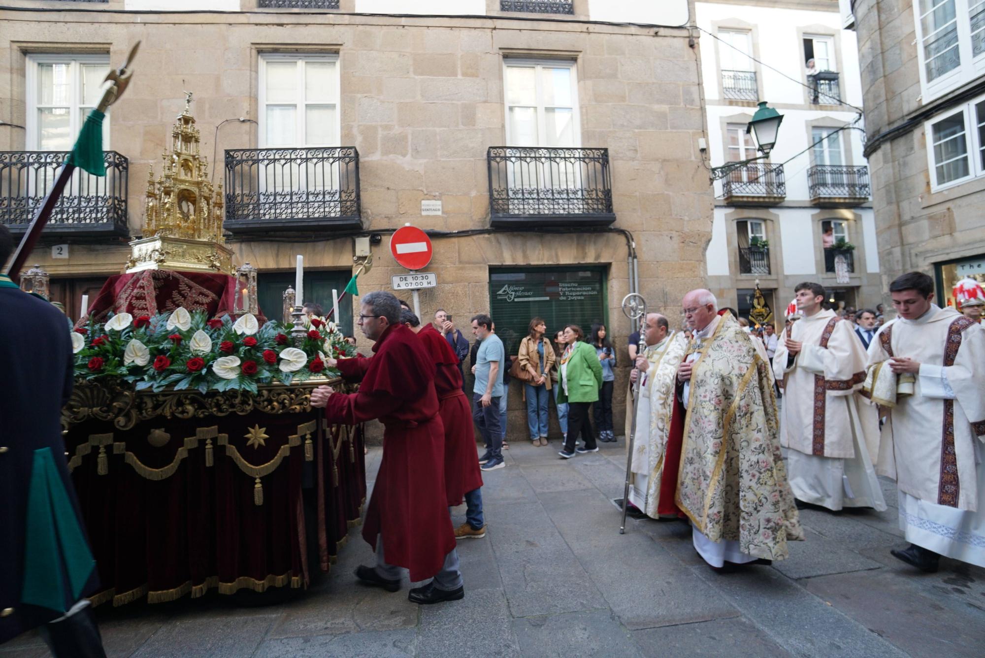 Así fue la procesión del Corpus Christi en Santiago de Compostela