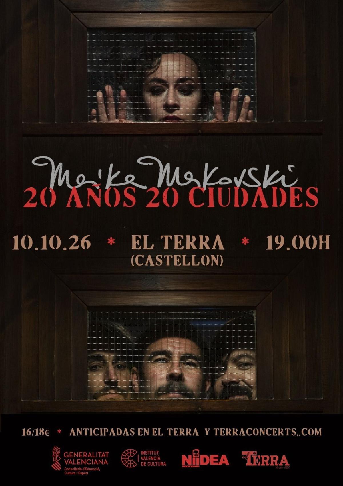 Cartel del concierto de Maika Makovski.