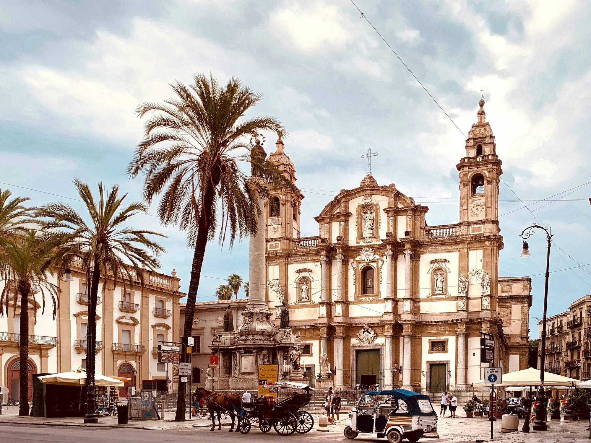 En Palermo se unen la grandeza arquitectónica con los desconchones del tiempo