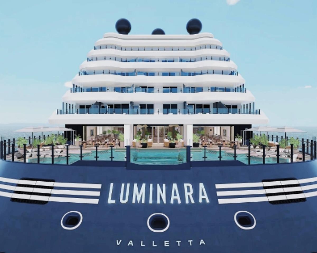 El ultralujoso crucero de lujo Luminara de The Ritz-Carlton Yacht Collection.