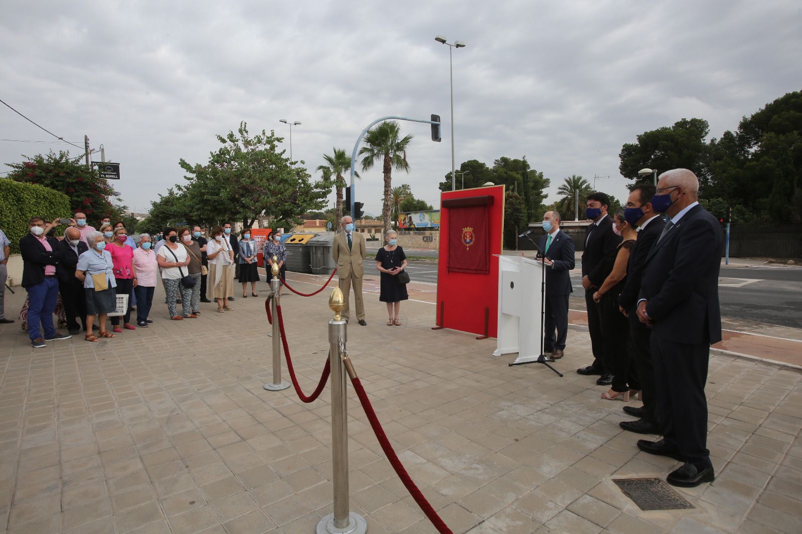 Inauguración de la rotonda Sor Juana María en Alicante
