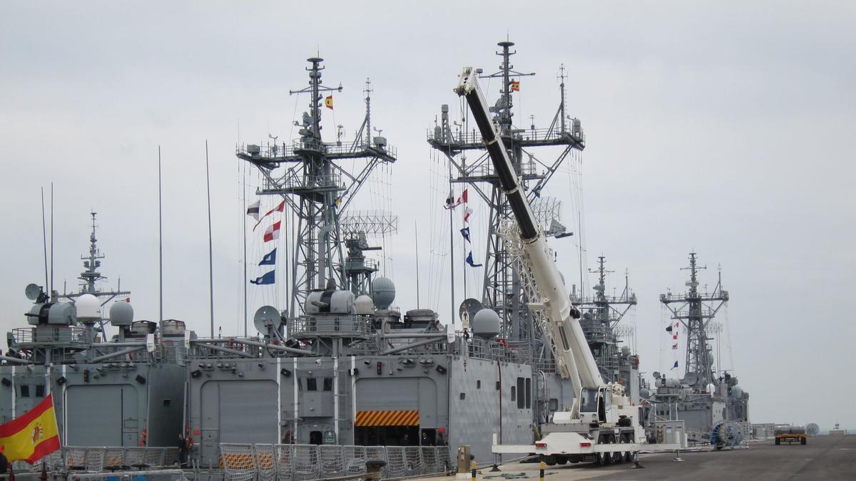 Una imagen de la base militar de Rota.