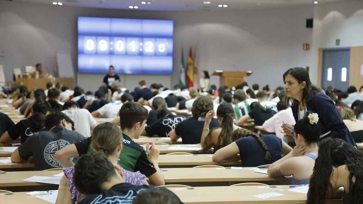 Primer examen de Selectividad en Córdoba