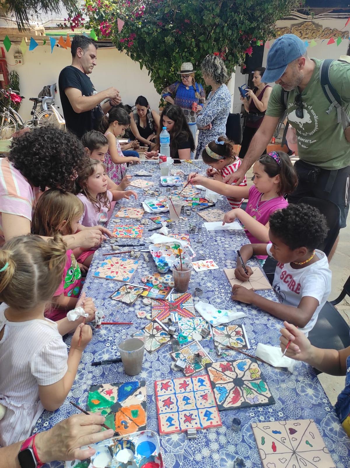 Taller de cerámica en la Granja Júlia de Paterna