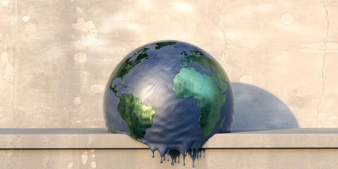 Cambio climático Jorge Rey - Mapa derritiéndose