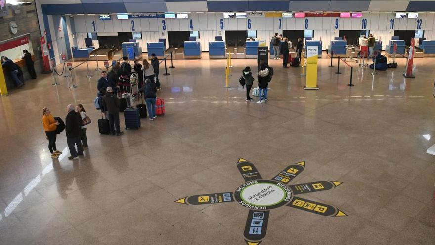 Terminal del aeropuerto de A Coruña.