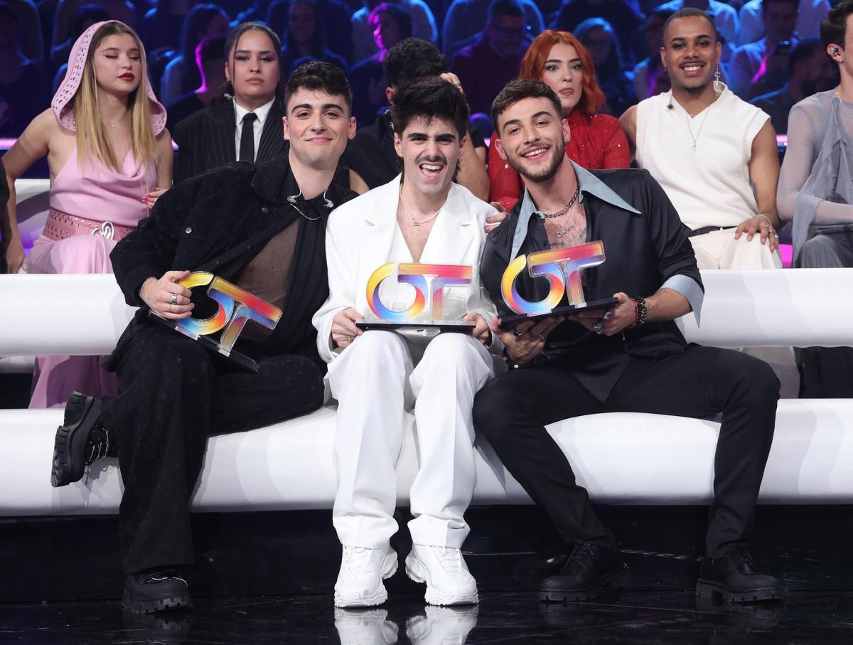 Juanjo, Martin y Lucas, en la semifinal de 'OT 2023'