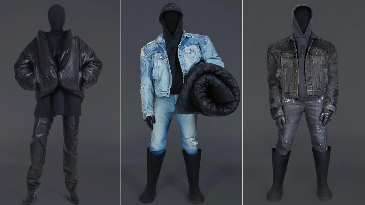 La capsula de ocho prendas sudaderas camisetas y pantalones a juego son una oscura y futurista