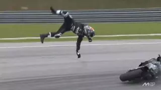 ¡Susto para Jorge Martín! Evacuado al hospital tras sufrir dos duras caídas