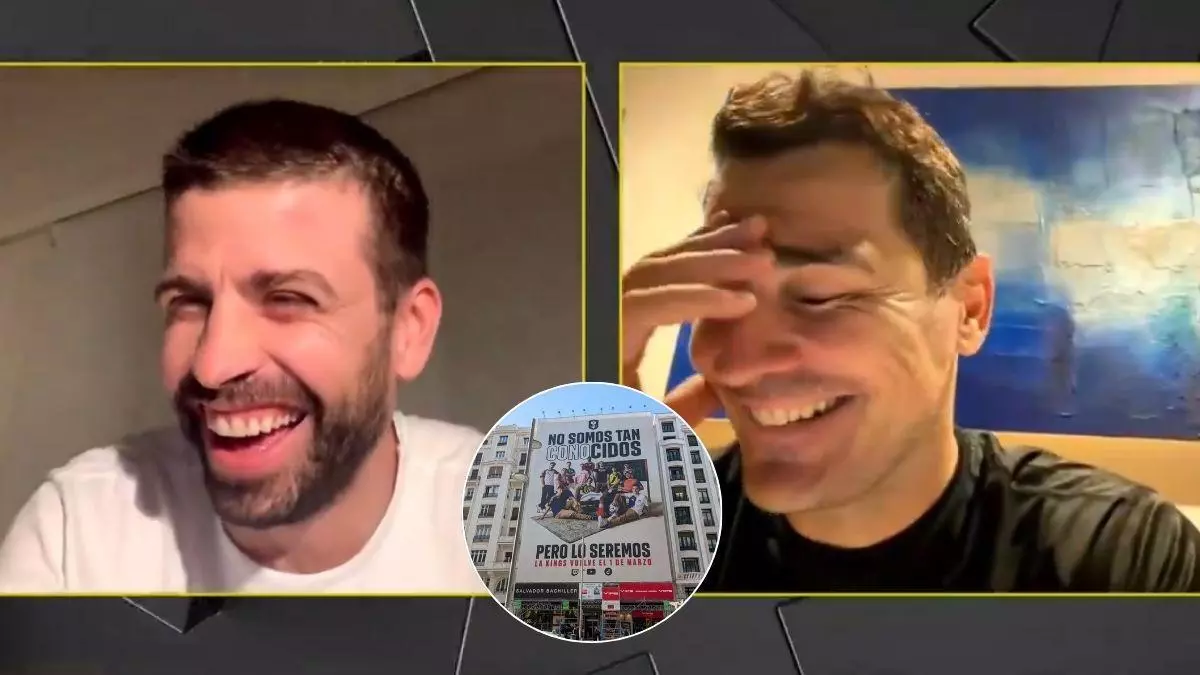 La reacción de Casillas a la pancarta de Piqué en la que se burla de Arbeloa: "Hay que ser..."