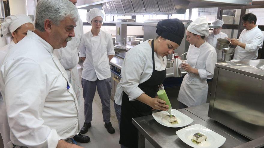 Una imagen de las cocinas de La Cónsula.