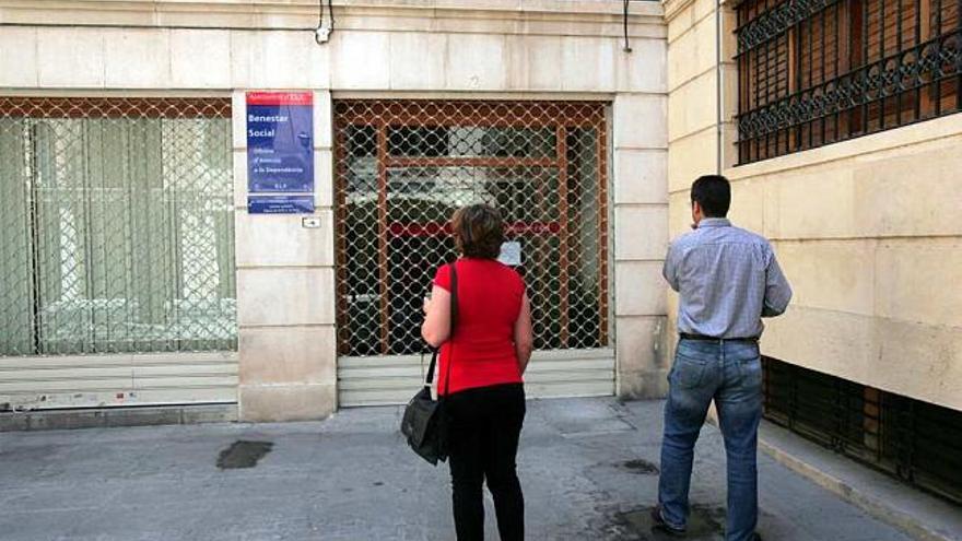 Las oficinas municipales permanecen cerradas desde ayer.