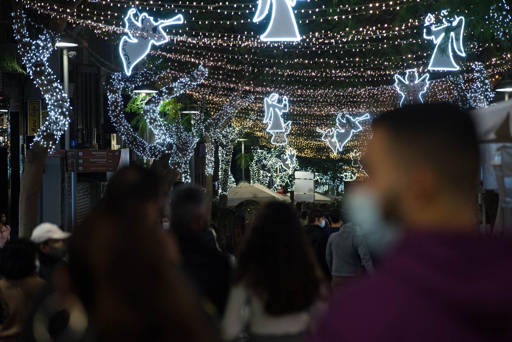 Encendido del alumbrado navideño en Santa Cruz de Tenerife