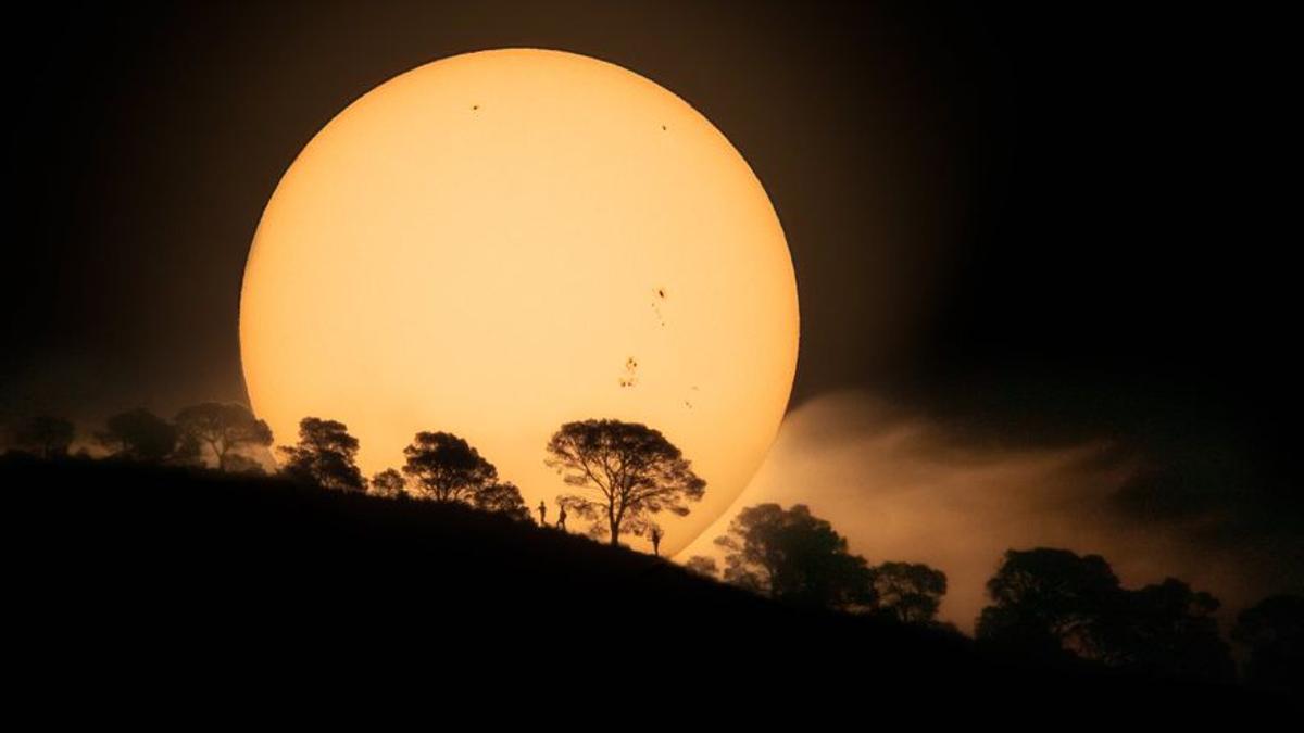 Una imagen del Sol captada en la provincia de Alicante cautiva a la NASA