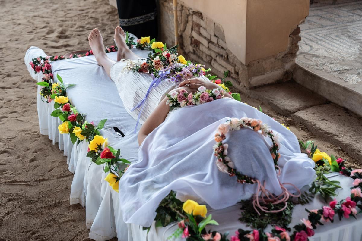 Ritos funerarios en Emerita Augusta.