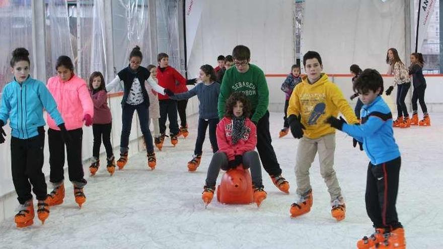 Pista de Hielo de Ponte Vella. // Jesús Regal