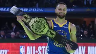 Curry gana a Ionescu en un emocionante concurso de triples