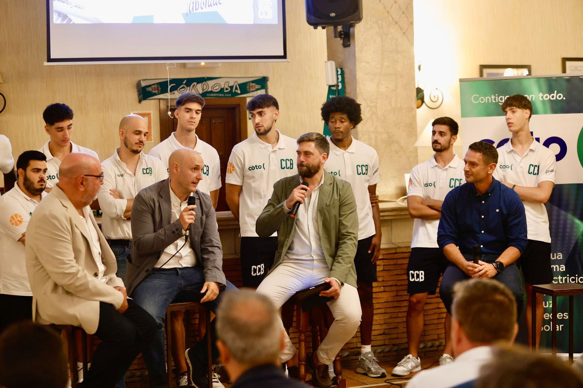 La presentación del proyecto del Coto Córdoba Baloncesto, en imágenes