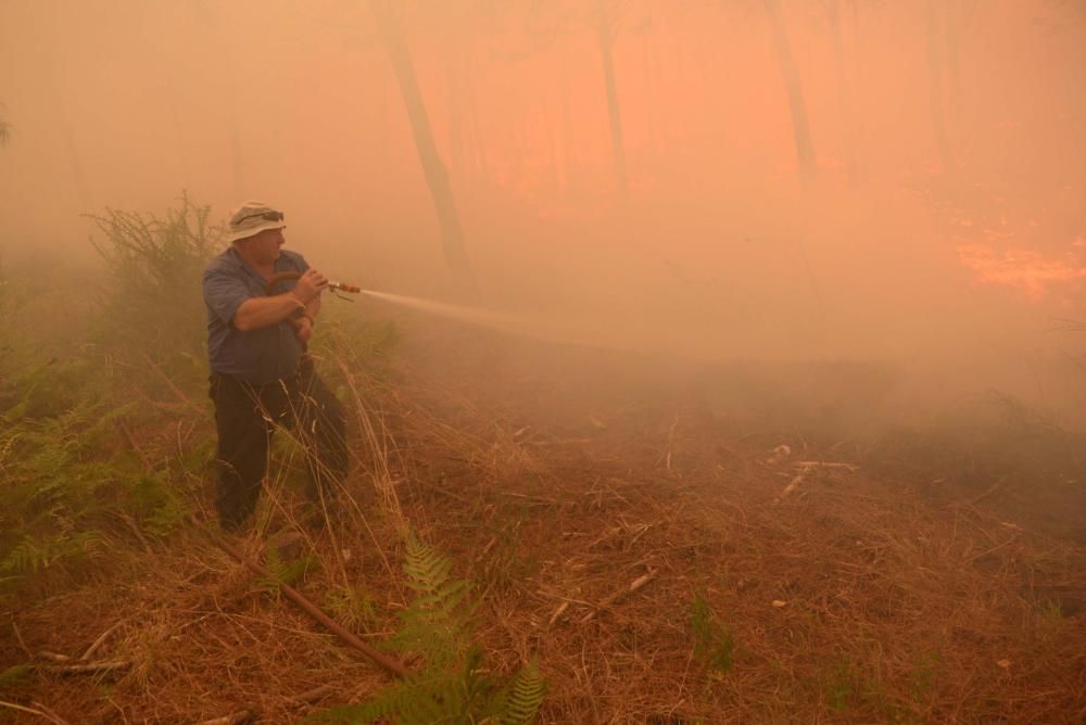 Incendio en Castroagudín