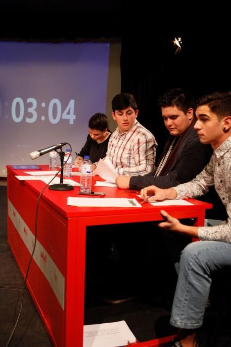 Liga de debate escolar en Gijón