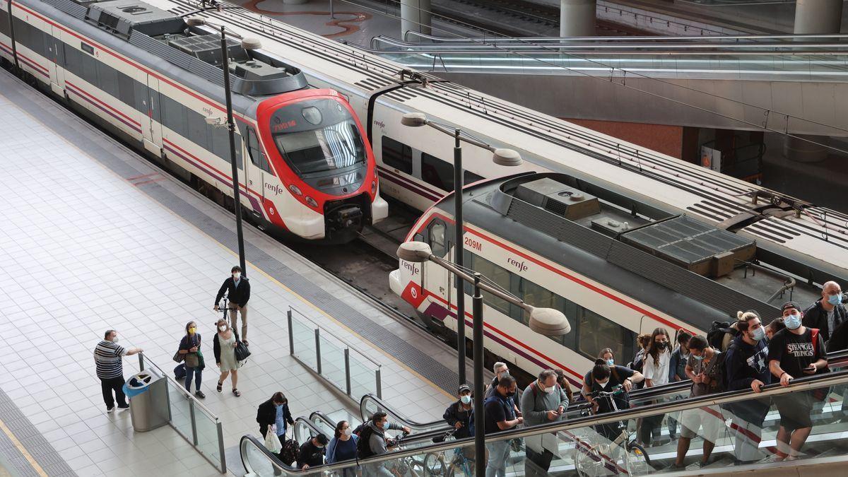 Imagen de archivo de la estación de trenes de Castelló.