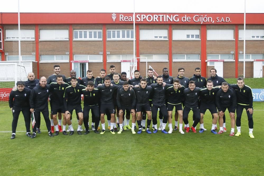 Entrenamiento del Sporting