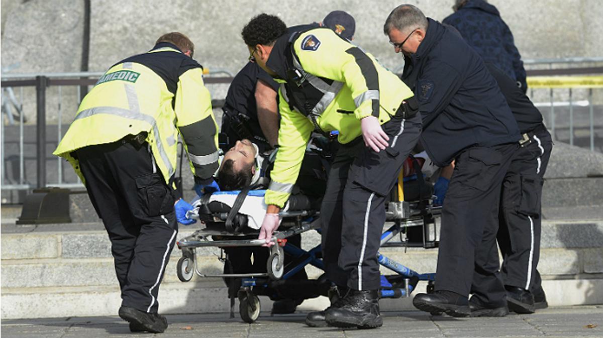 Imatges del tiroteig dins del Parlament del Canadà.