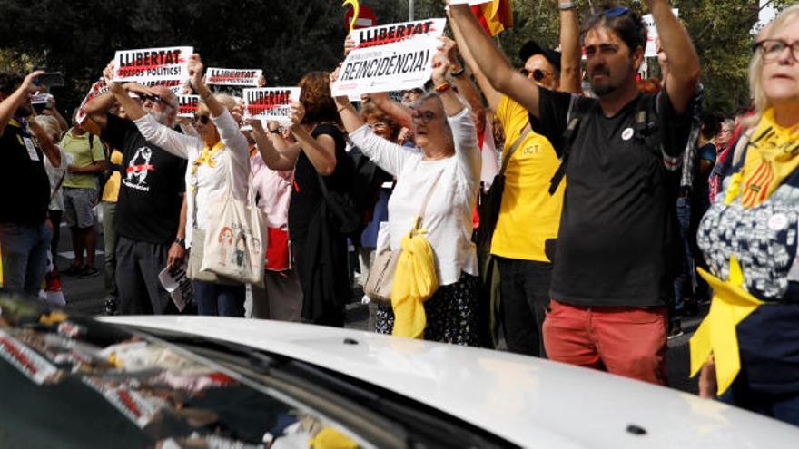 Protestas de independentistas catalanes