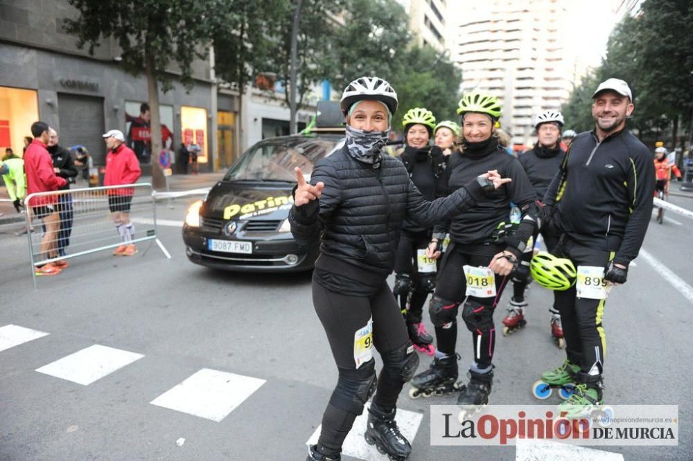 Murcia Maratón. Salida patinadores