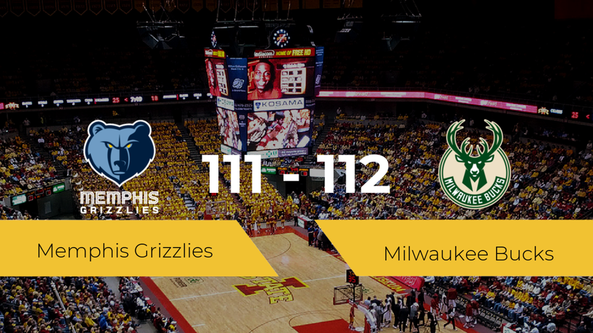 Milwaukee Bucks gana a Memphis Grizzlies (111-112)