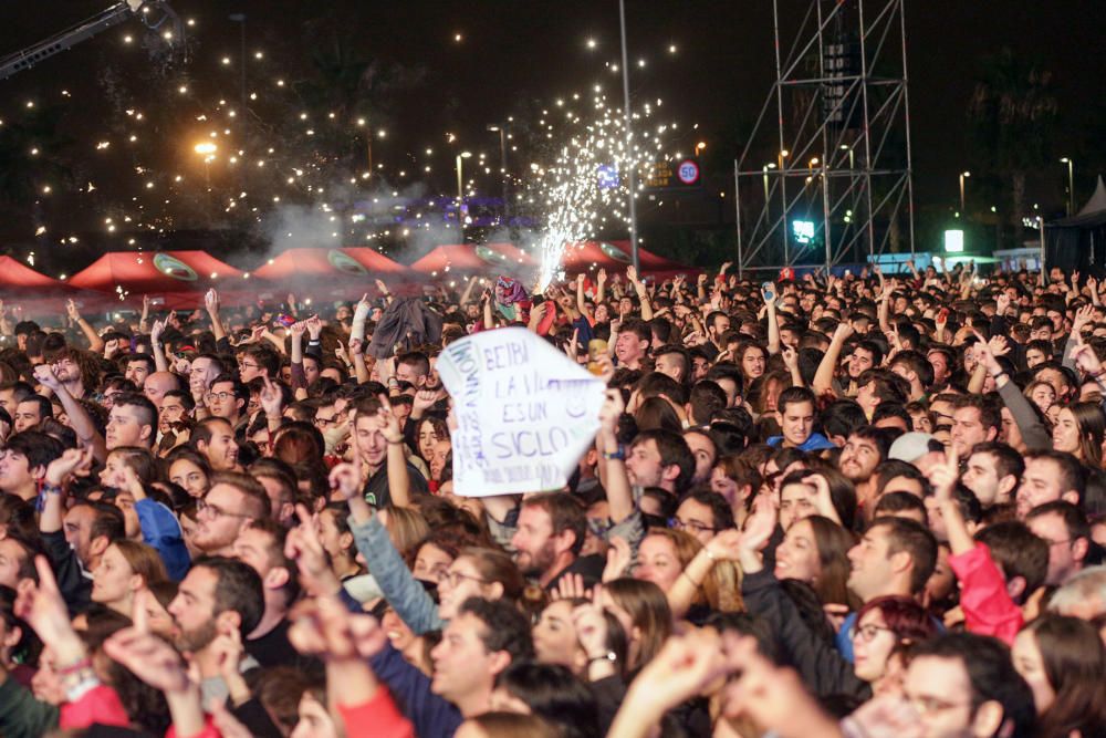 Concierto de La Raíz en la Marina de València