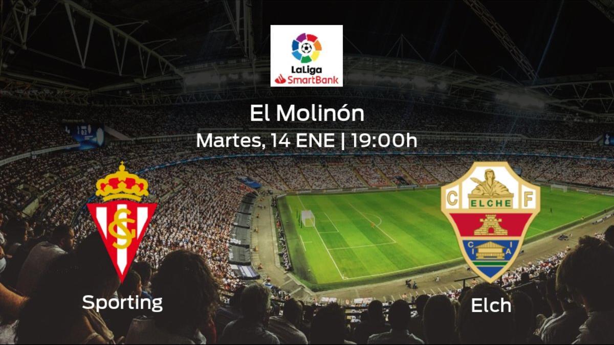 Previa del partido de la jornada 23: Real Sporting - Elche