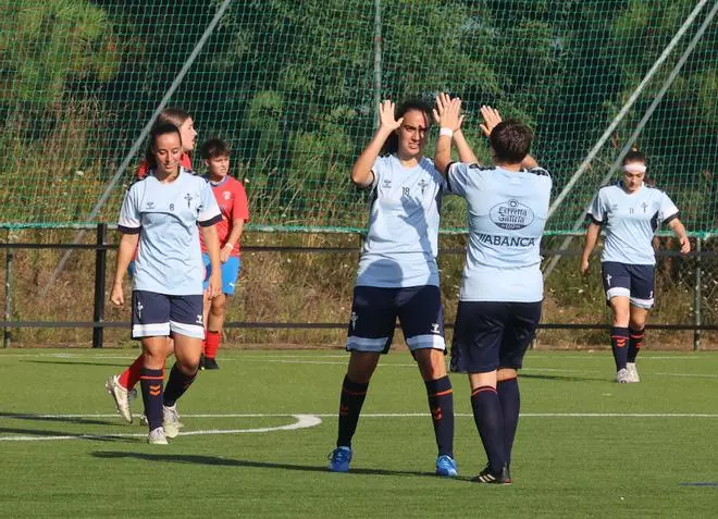 As Celtas arrancan con goleada al Umia