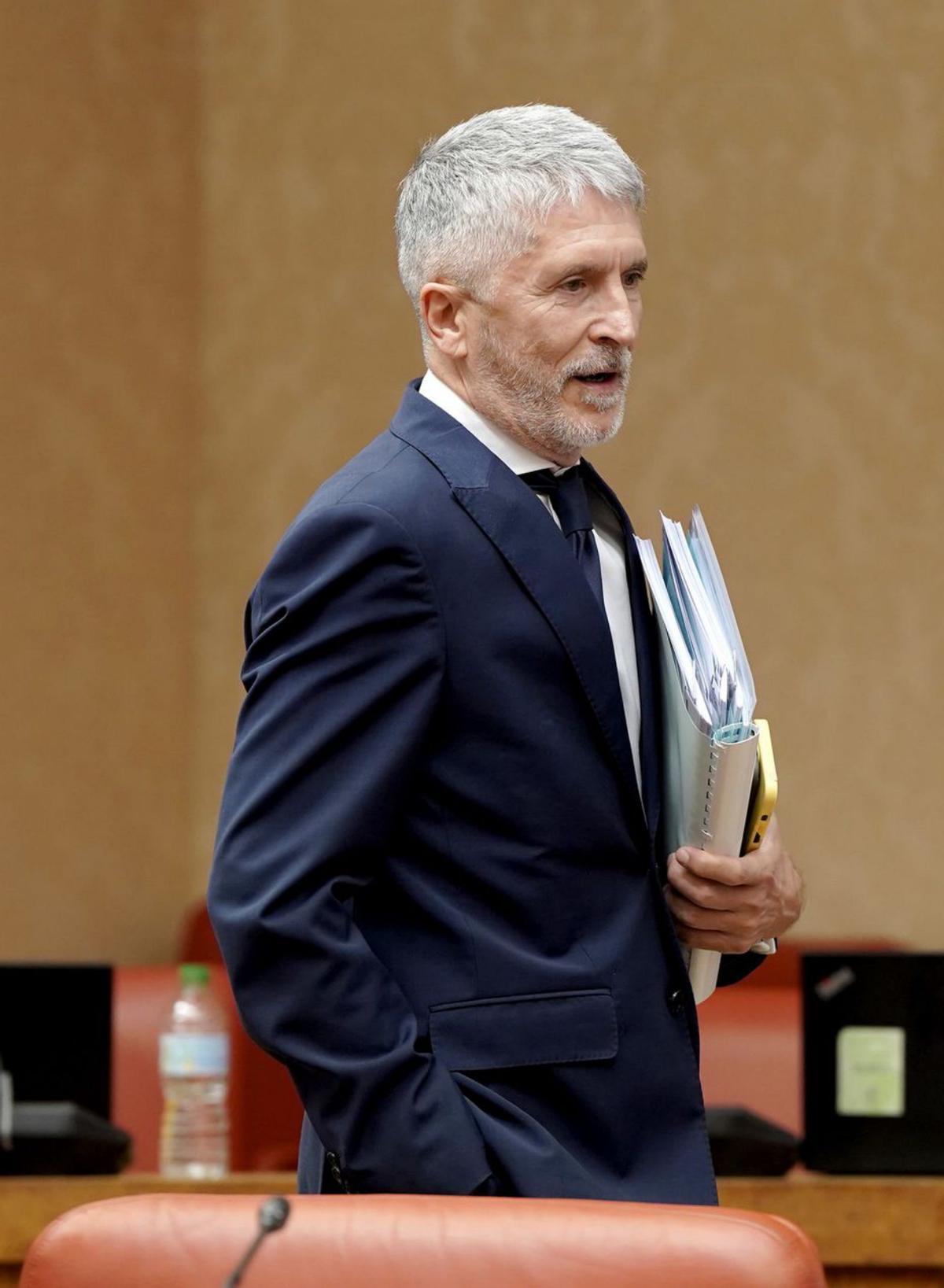 Marlaska assegura "confiar" en la Guàrdia Civil després d’un àudio filtrat Marlaska assegura "confiar" en la Guàrdia Civil després d’un àudio filtrat