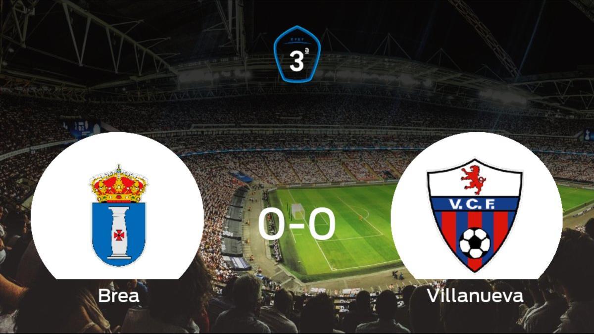 El Brea y el Villanueva se reparten los puntos en el Piedrabuena (0-0)